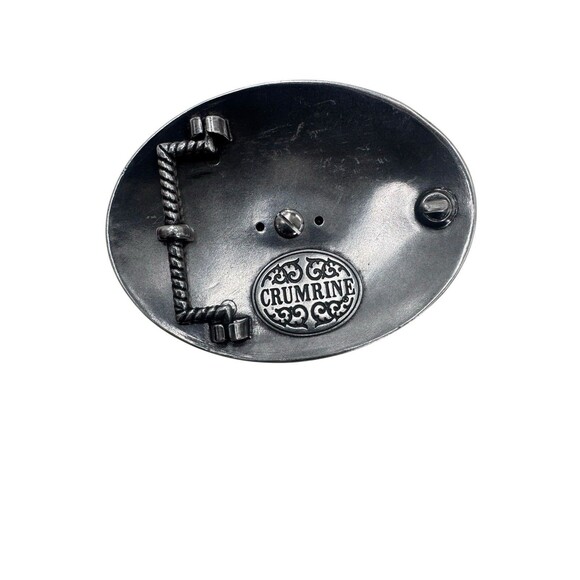 Crumrine Texas Star Floral Swirl Ornate Western Belt Buckle Fast Shipping - Picture 13 of 14